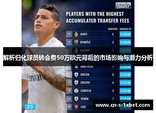 解析归化球员转会费50万欧元背后的市场影响与潜力分析 解析归化球员转会费50万欧元背后的市场影响与潜力分析